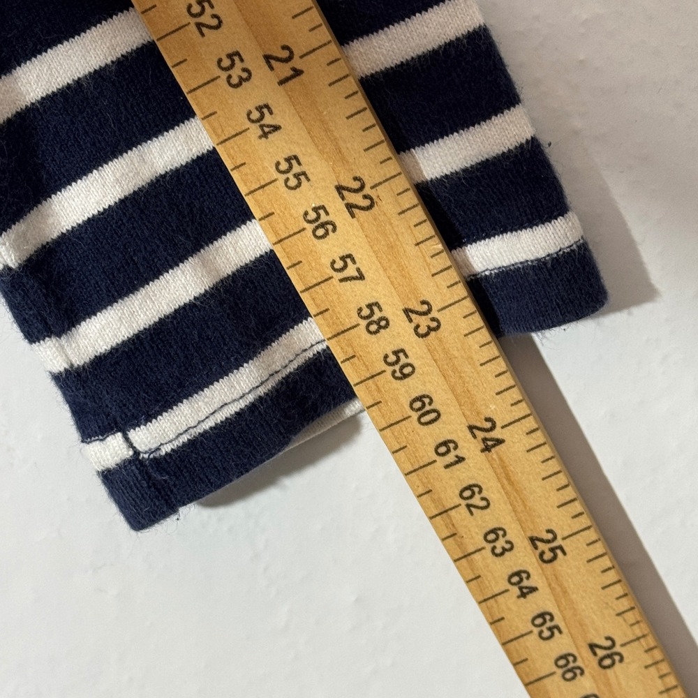 Joules Harbour Notch Neck Breton Striped Blue/White Long Sleeve Shirt US Size 6 - Picture 14 of 16